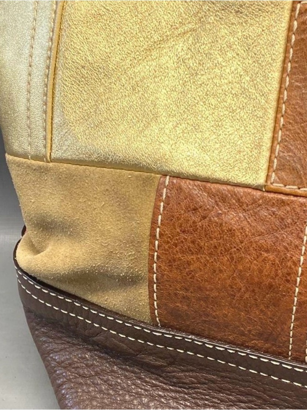 Coach Vintage Holiday Patchwork Tote - Picture 4 of 6